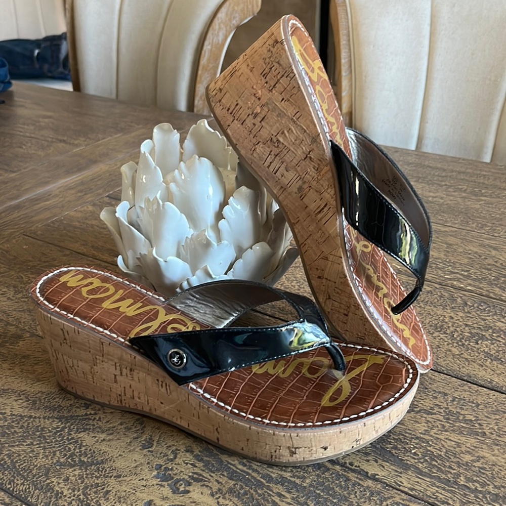 Sam Edelman cork wedge